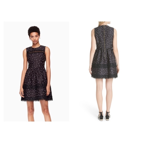 kate spade Dresses & Skirts - KATE SPADE SZ 12 Scatter Dot Mikado Dress New Tags